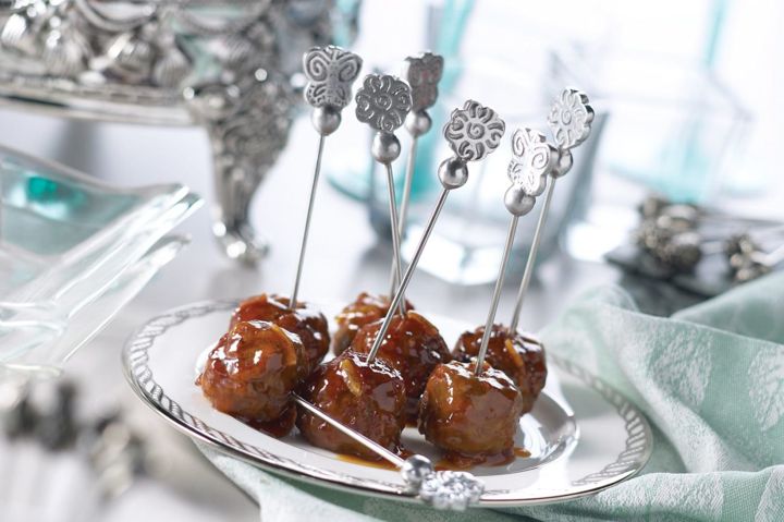 Sweet and Tangy Glazed Meatballs