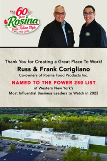 Buffalo Business First Power 250 List - Russ and Frank Corigliano
