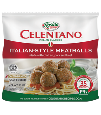 Celentano Italian Style Meatballs