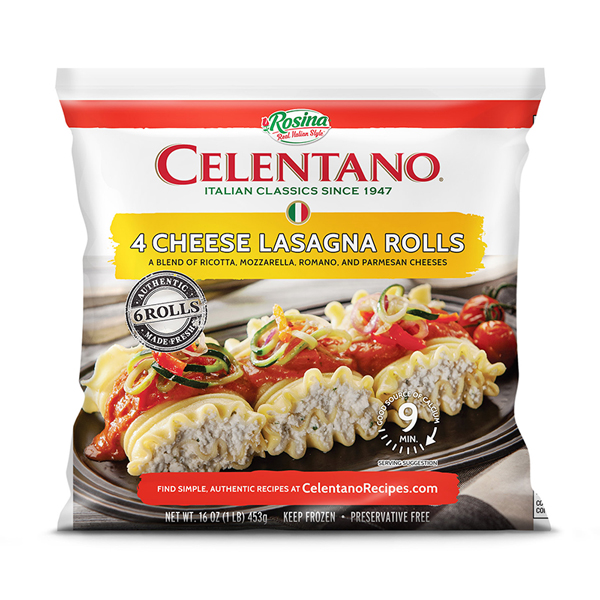 Celentano 4 Cheese Lasagna Roll Celentano 4 Cheese Lasagna Roll