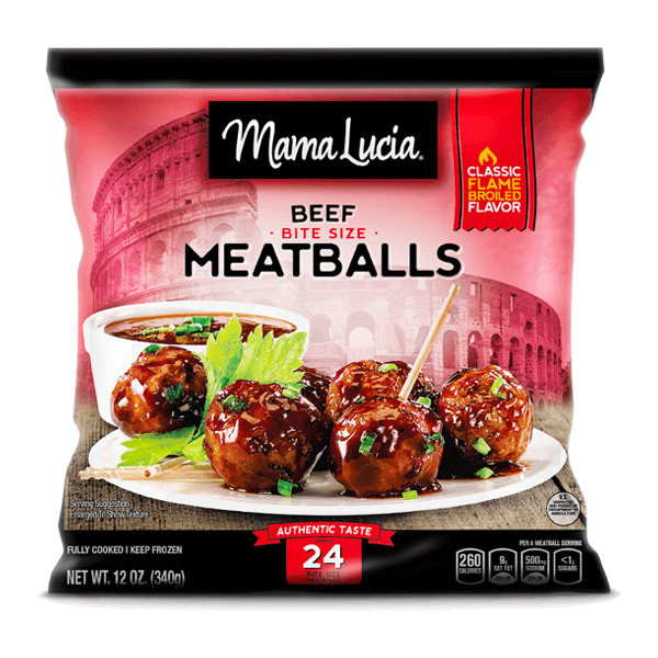 Mama Lucia Beef Meatballs - Bite Sized