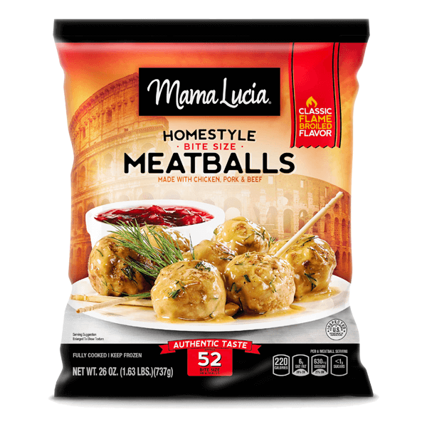 Mama Lucia Homestyle Meatballs - Bite Sized