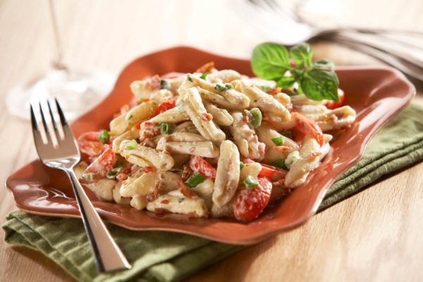 Creamy Ranch, Bacon and Tomato Cavatelli Salad