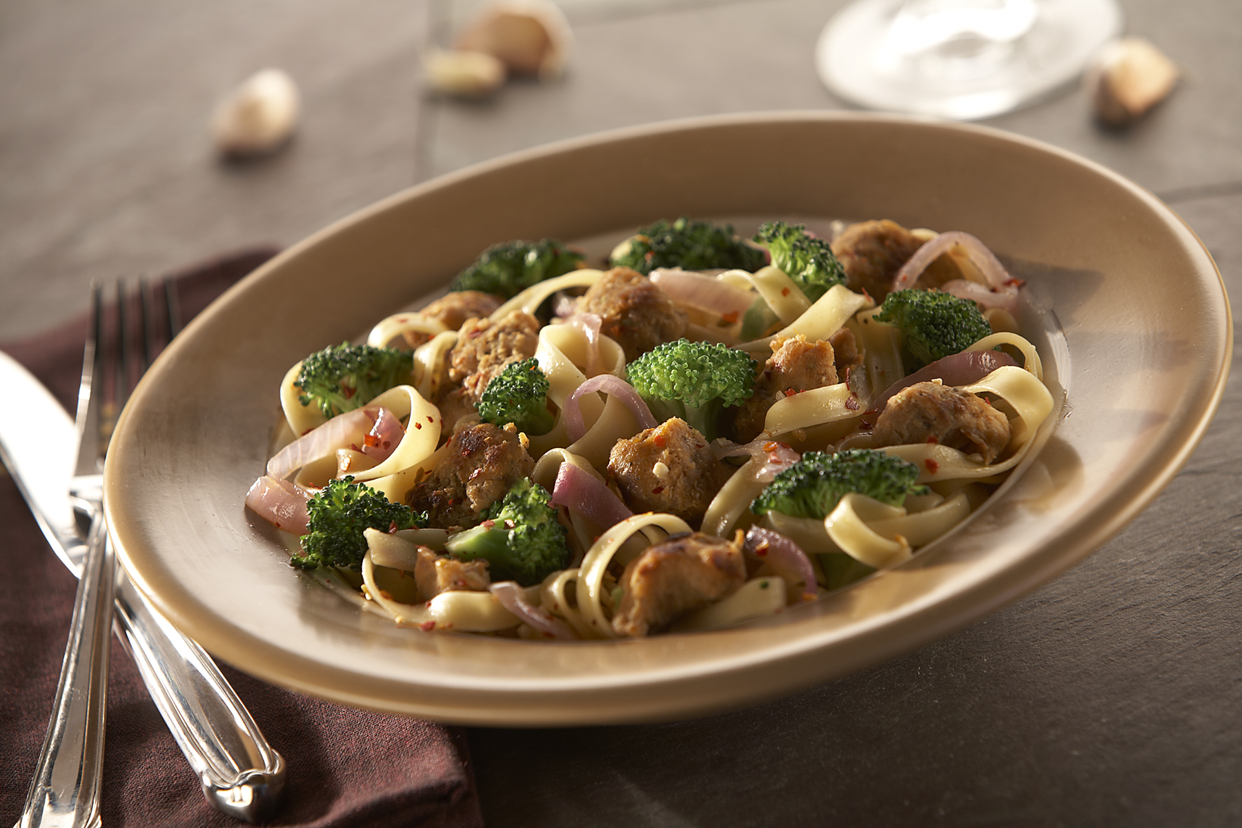 Rosina Signature Medium Chunky Italian Sausage with Broccoli