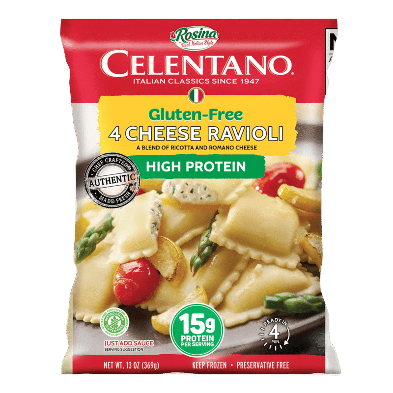 13oz Rosina PASTA High Protein Gluten Free 4 Cheese Ravioli