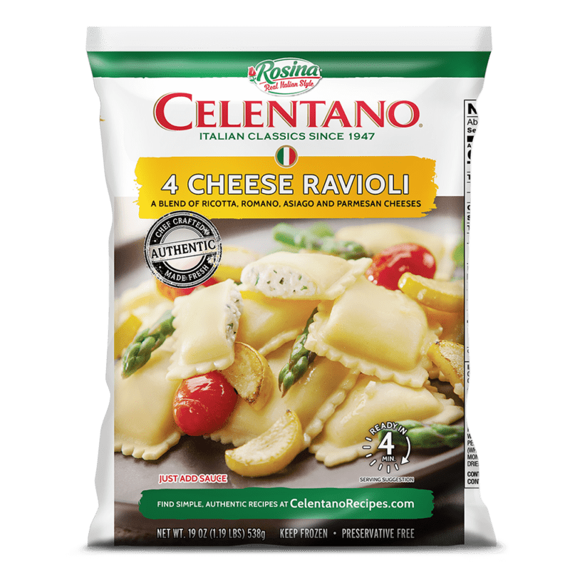 19oz Celentano 4 Cheese Ravioli