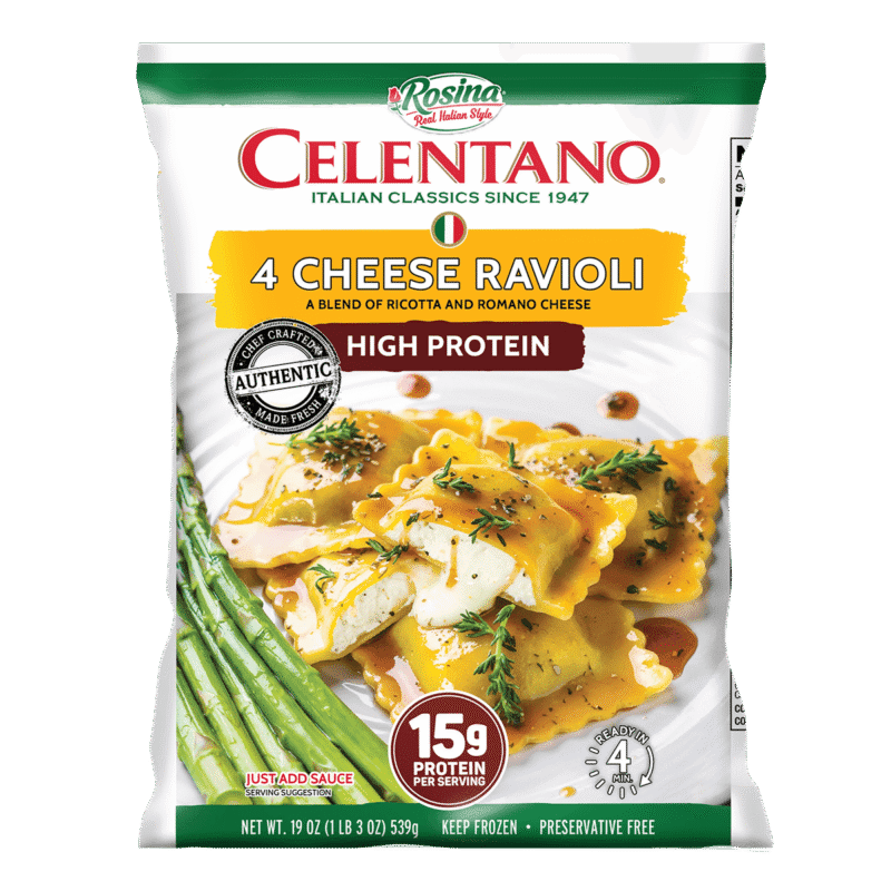 19oz Rosina PASTA 4 Cheese Ravioli