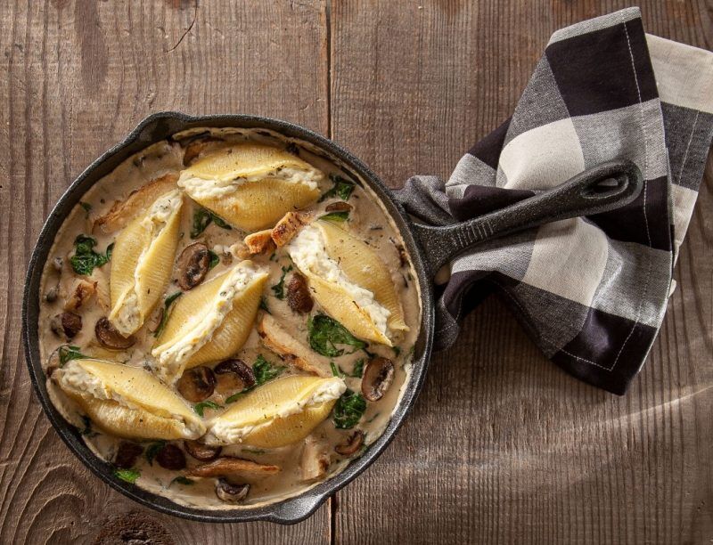 Celentano Cheese Stuffed Shells Chicken Mushroom Spinach Bake