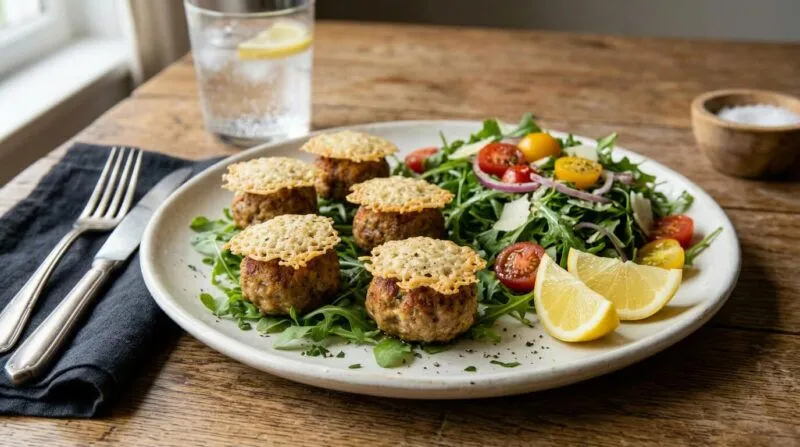 Restaurant Style GF Meatballs Air Fried Meatball Milanese