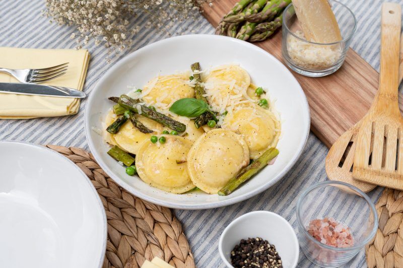 Lemon butter cheese ravioli3 edit scaled