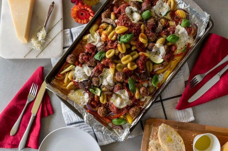 Sheet Pan Meatball
