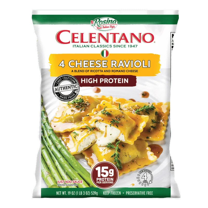19oz Rosina PASTA 4 Cheese Ravioli