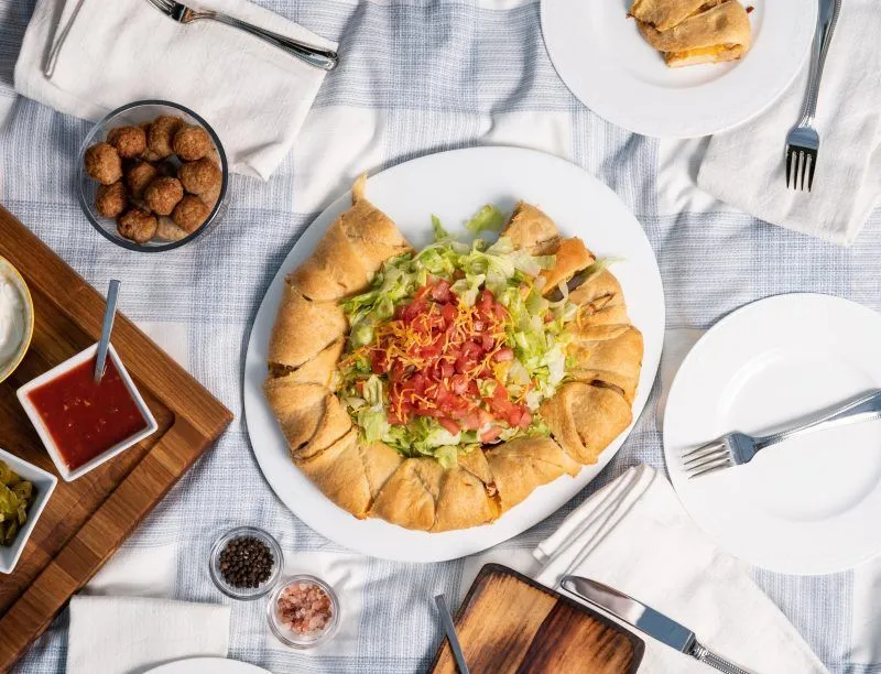 Taco Meatball Ring