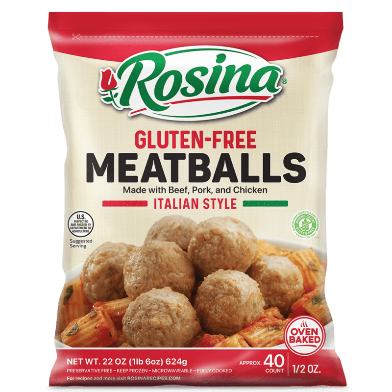 Rosina Gluten Free Meatball Package 22 oz