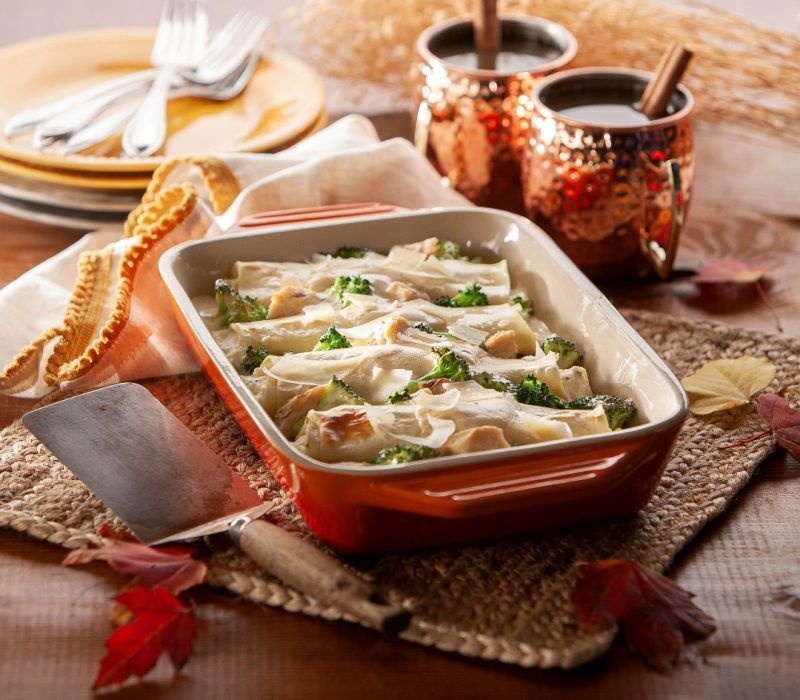 Celentano Cheese Manicotti Chicken Broccoli Alfredo Bake