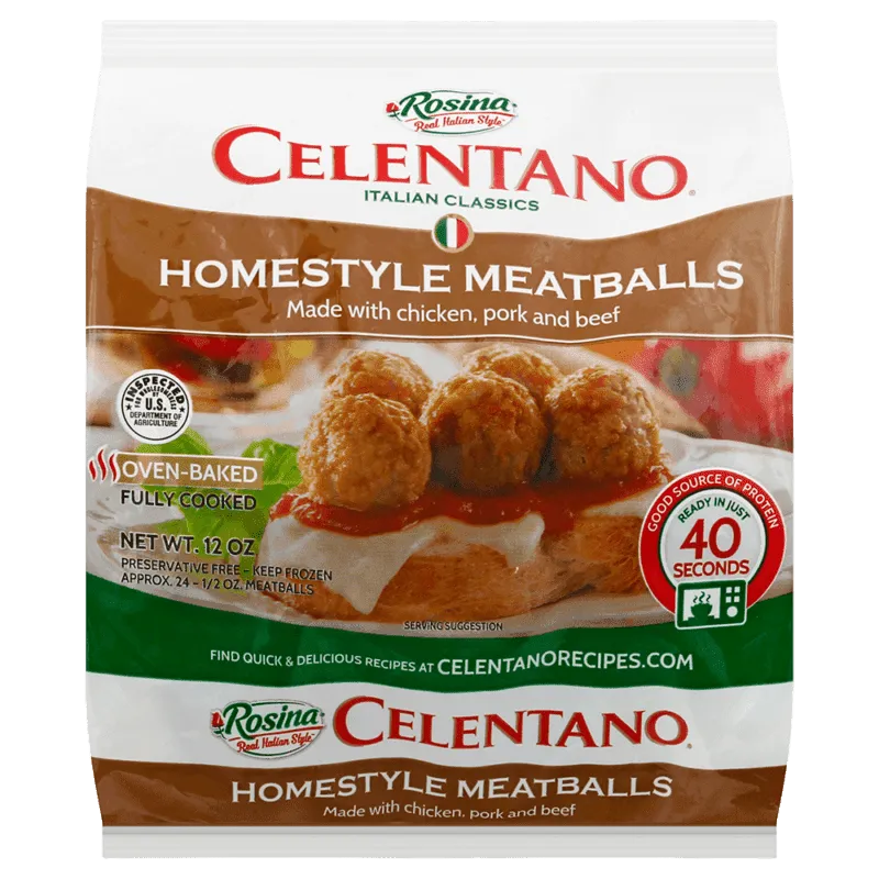 Celentano Homestyle Meatballs 12 oz
