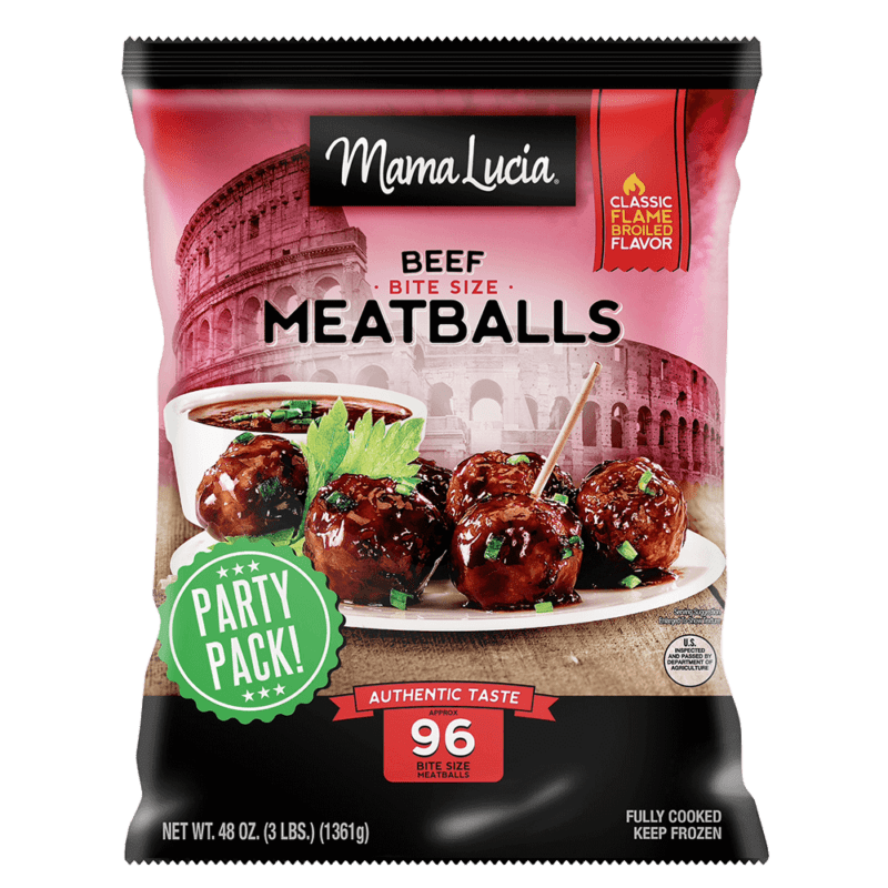 Mama Lucia Beef Bite Size 48 oz CP