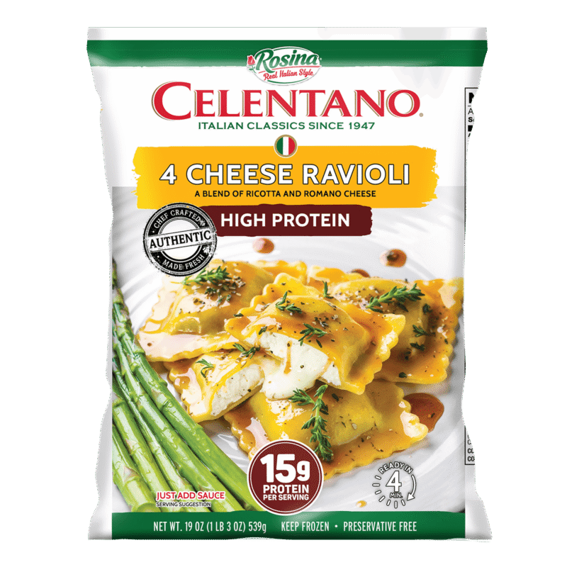 19oz Rosina PASTA 4 Cheese Ravioli