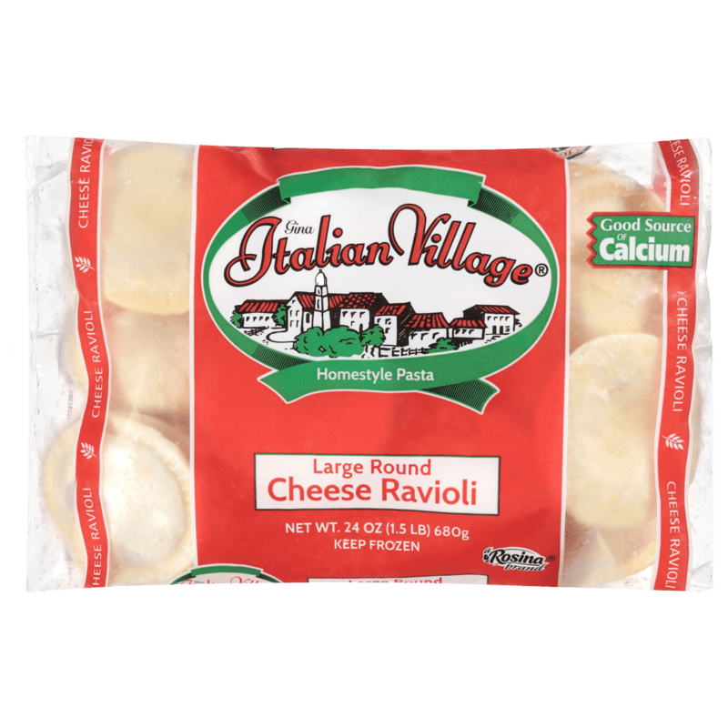 24 oz IV Large Round Cheese Ravioli