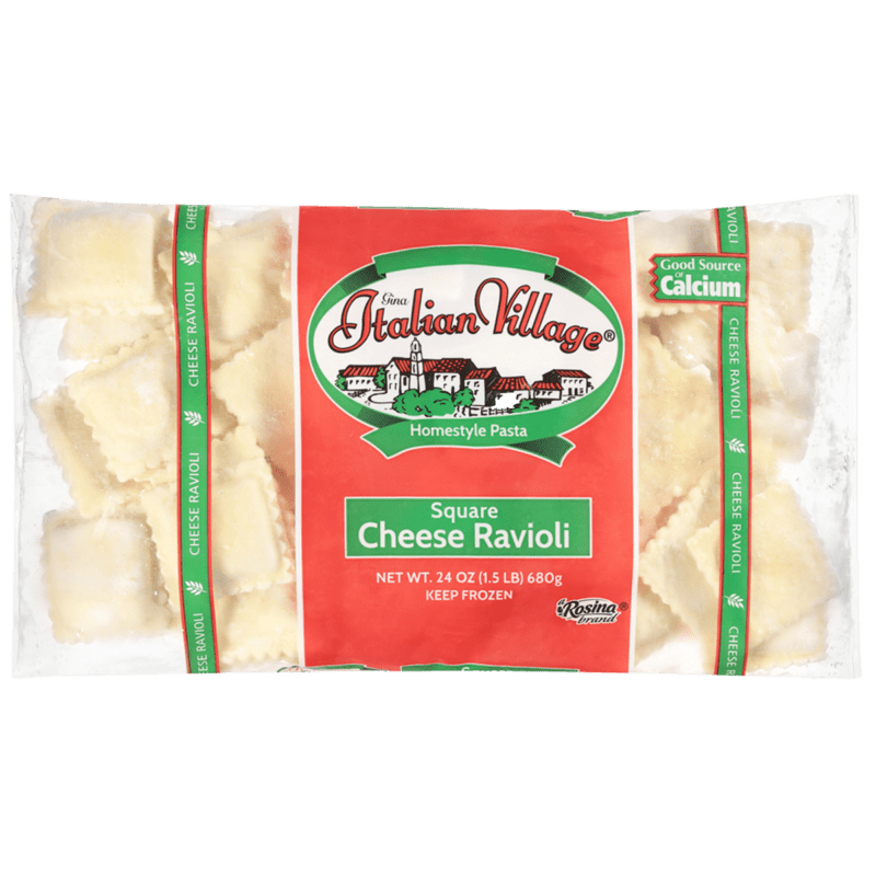 24 oz IV Square Cheese Ravioli
