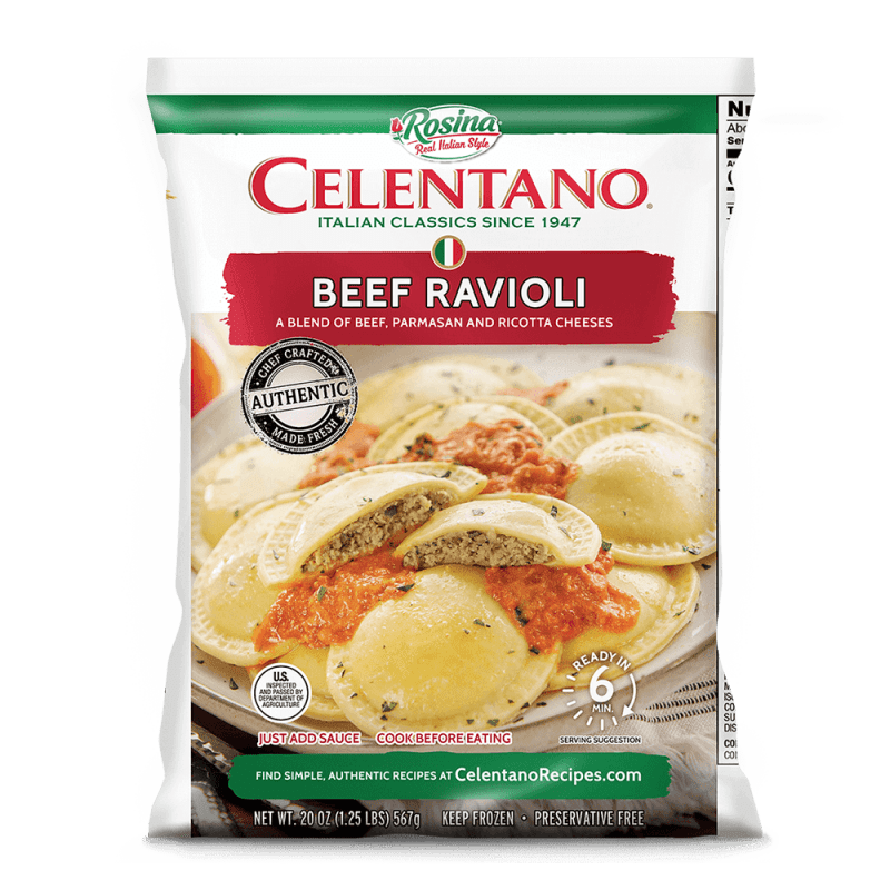 Celentano Beef Ravioli 20 oz