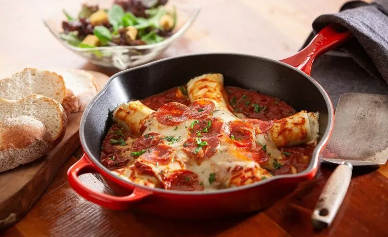 Celentano Cheese Manicotti Pizza Bake