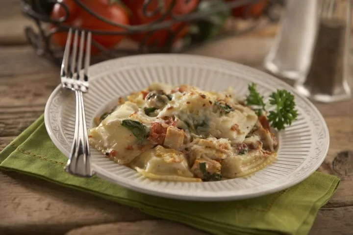 Celentano Gluten Free Cheese Ravioli Spinach Casserole