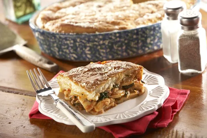 Celentano Mini Rounds Cheese Ravioli Florentine Bake