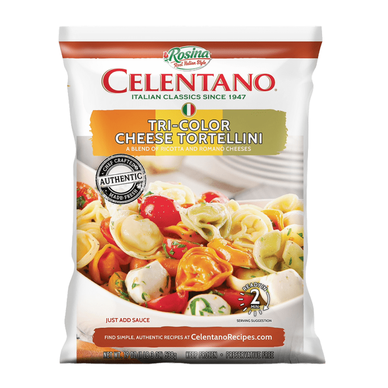 Celentano Tri Color Cheese Tortellini 19 oz