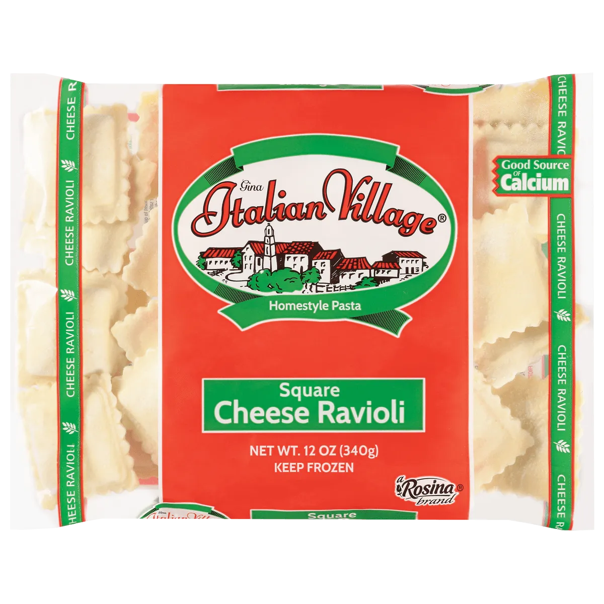 Italian Village Square Cheese Ravioli 12 oz
