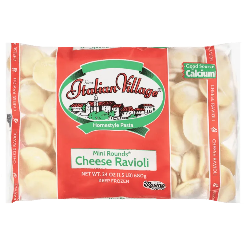 24 oz IV Mini Rounds Cheese Ravioli