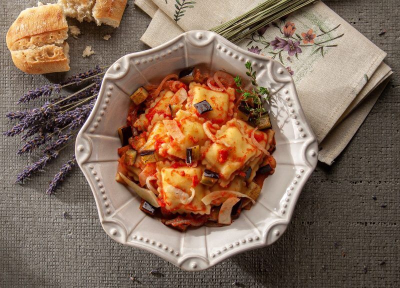 Celentano 4 Cheese Ravioli Eggplant Fennel scaled