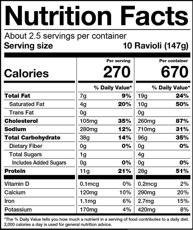 13oz GF Spinach&CheeseRaviolis NFP 13oz GF Spinach&CheeseRaviolis NFP