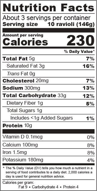 16 Oz Celentano Portobello Mushroom Ravioli NFP 16 oz Celentano Portobello Mushroom Ravioli NFP