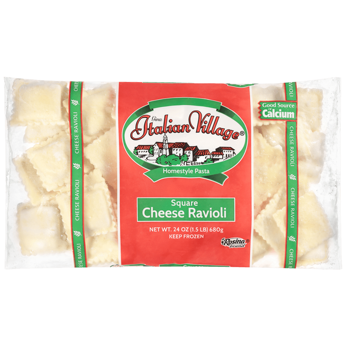 Italian Village® Square Cheese Ravioli | Rosina Food Products