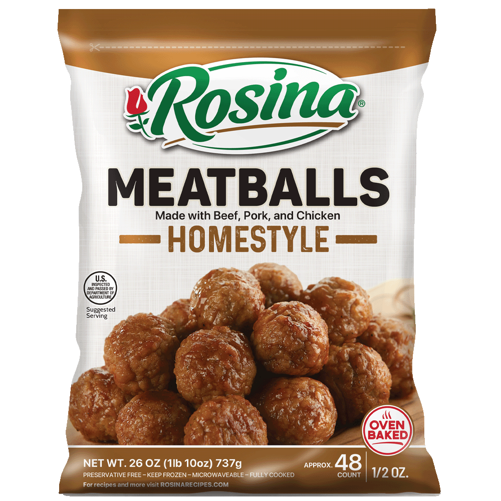 Rosina® Homestyle Meatballs | Rosina Food Products
