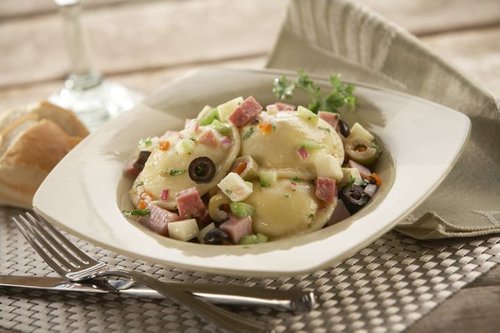 Celentano Cheese Ravioli Muffuletta Salad