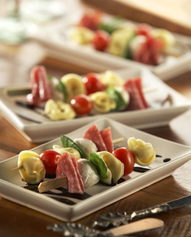 Celentano Cheese Tortellini Caprese Skewers