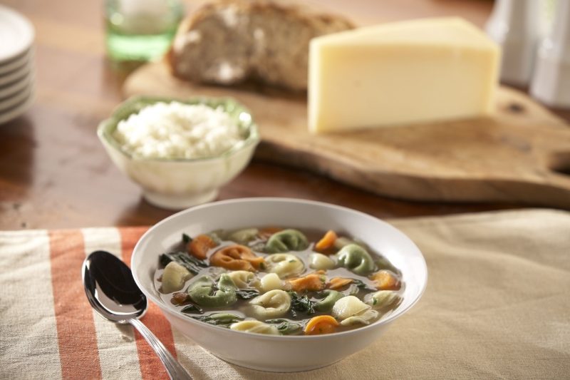 Celentano Cheese Tortellini Spinach Soup