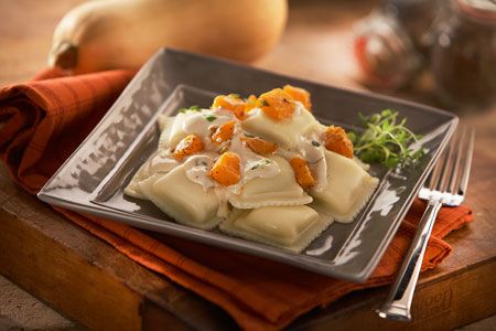Celentano Gluten Free Cheese Ravioli Squash Thyme Recipe