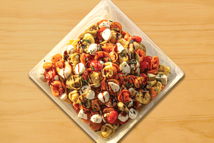Celentano Tri Color Cheese Tortellini Caprese Salad