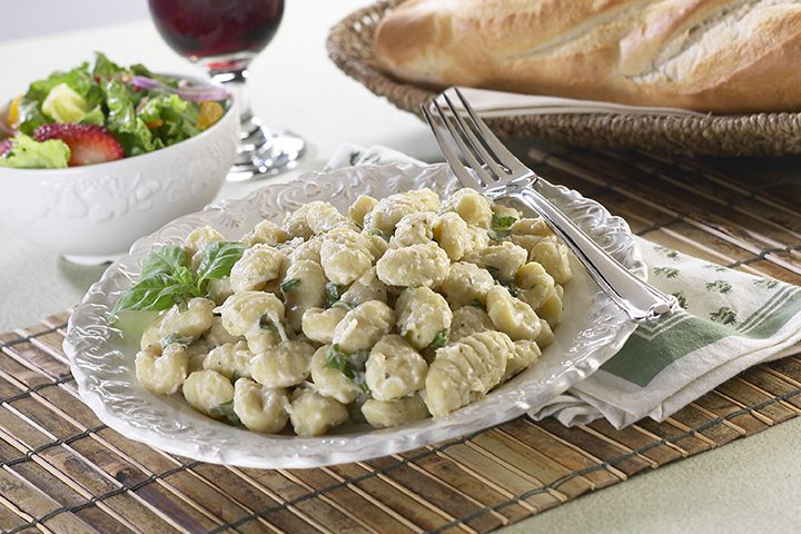 Celentano gnocchi alfredo