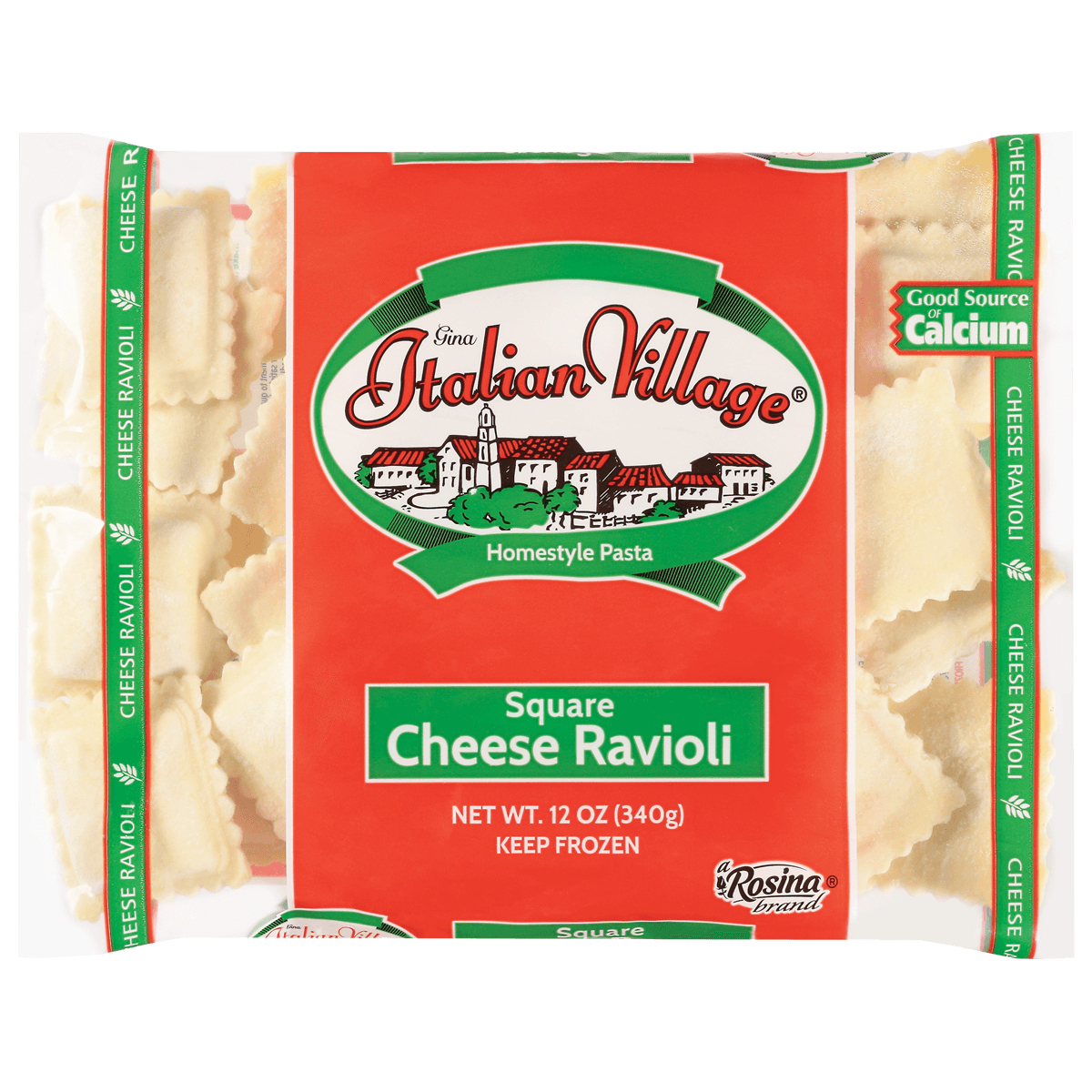 Italian Village Square Cheese Ravioli 12 oz