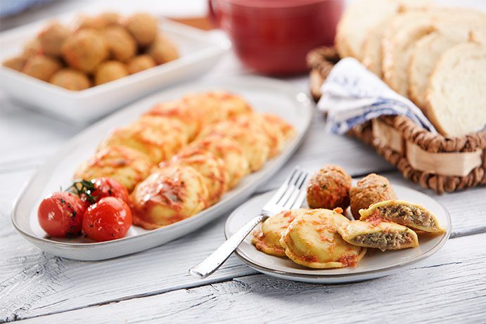 Jumbo Beef Rav wVodka Sauce