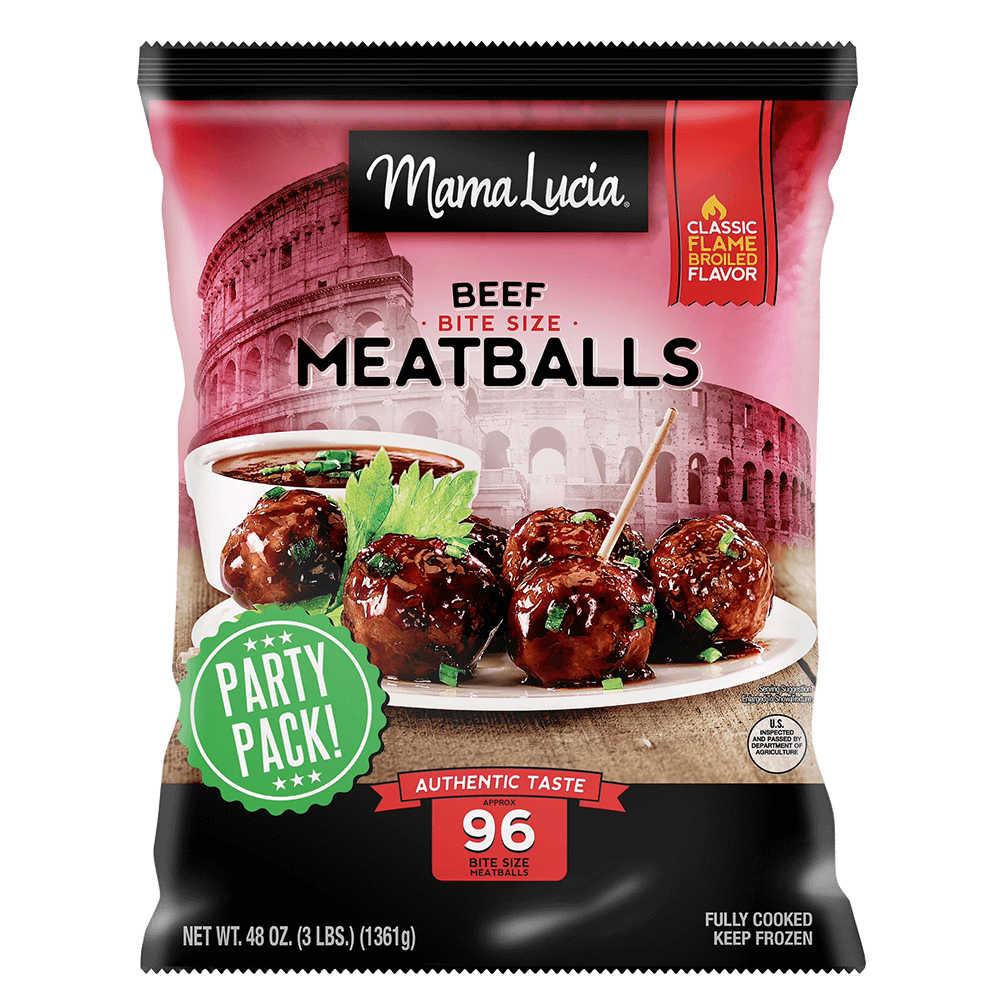 Mama Lucia Beef Bite Size 48 oz CP