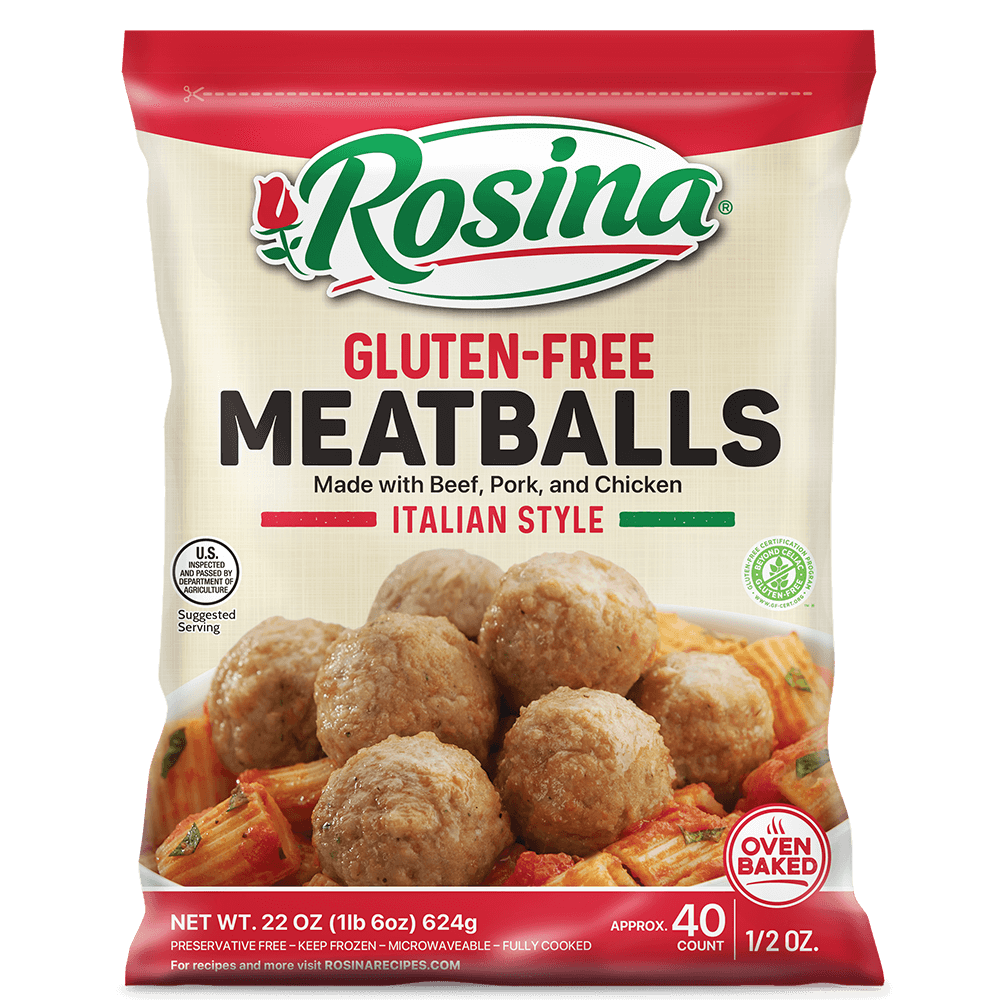 Rosina Gluten Free Meatball Package 22 oz