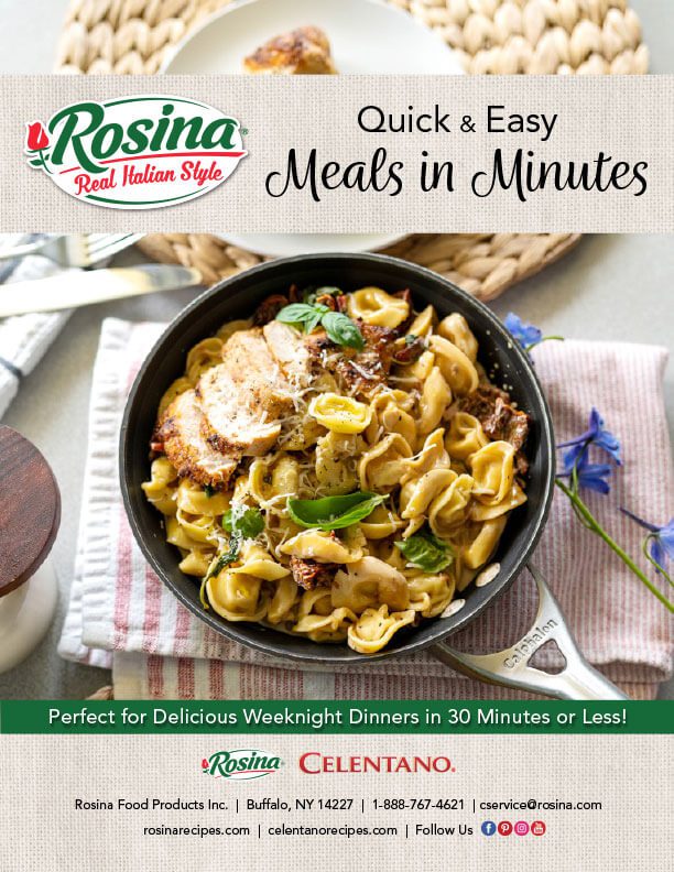 rosina quick and easy meals in minutes