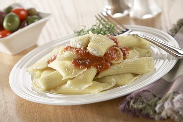stuffed rigatoni